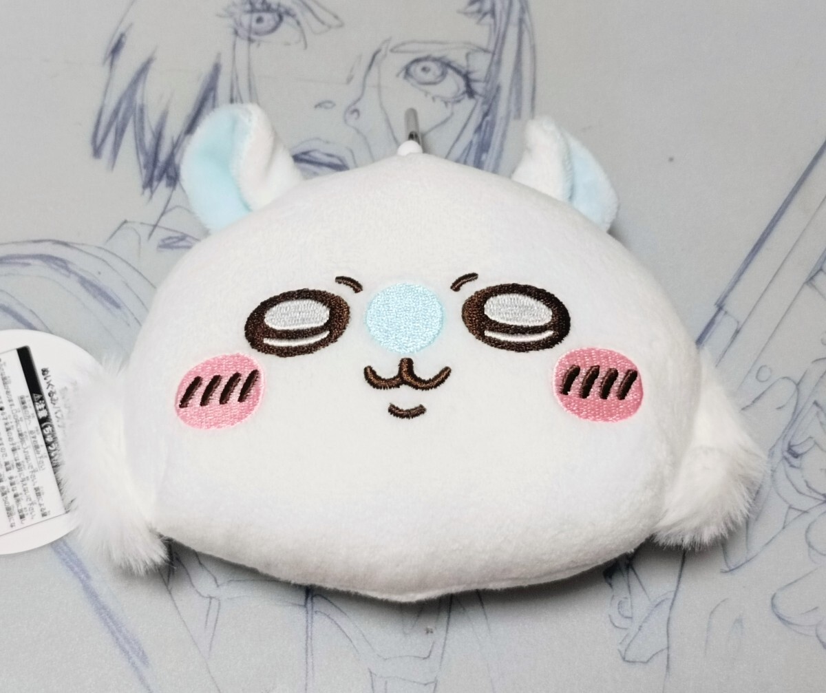 モモンガ ちいかわ ぬいぐるみパスケースポーチ2 新品未使用_画像1