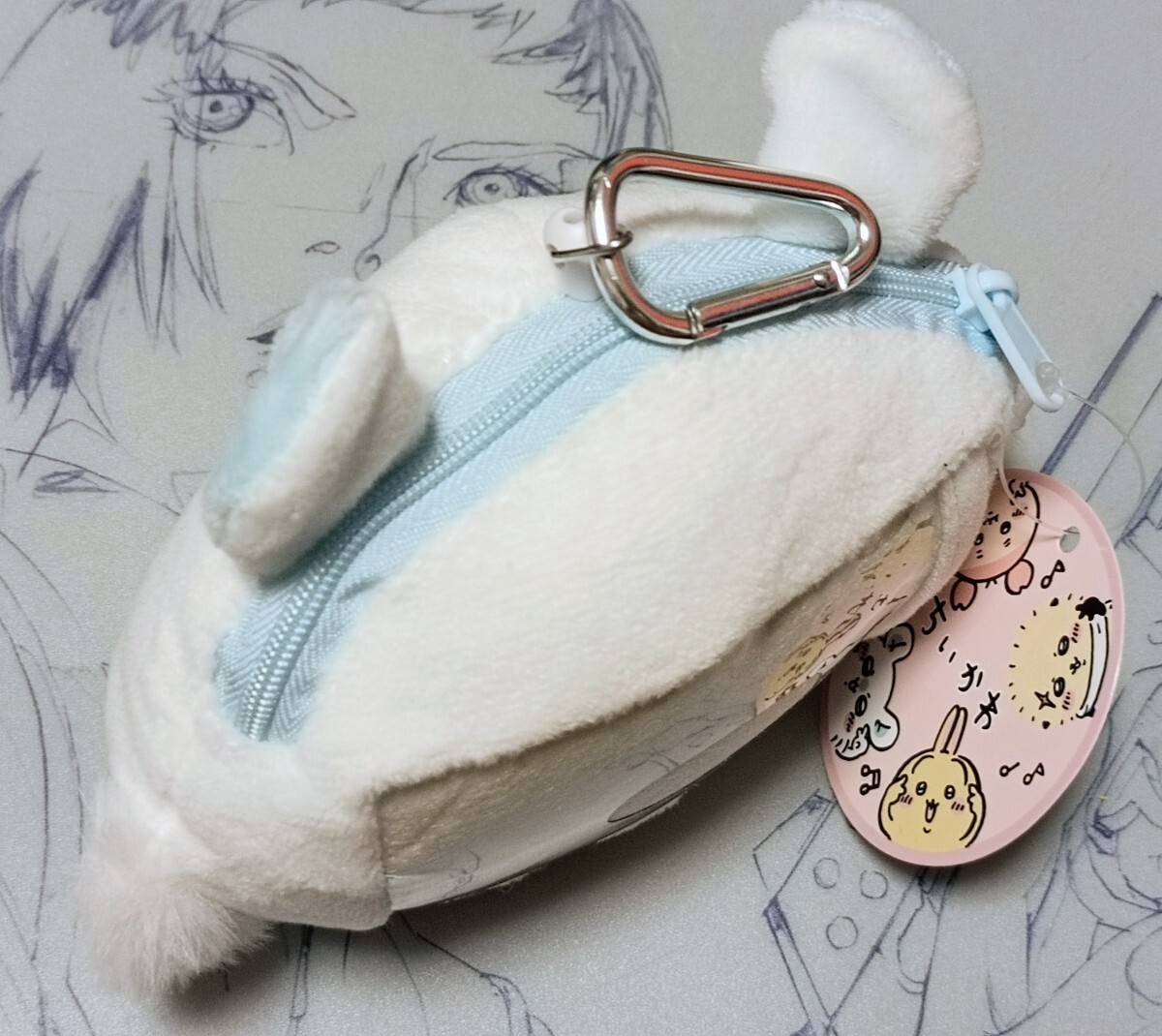 モモンガ ちいかわ ぬいぐるみパスケースポーチ2 新品未使用_画像3