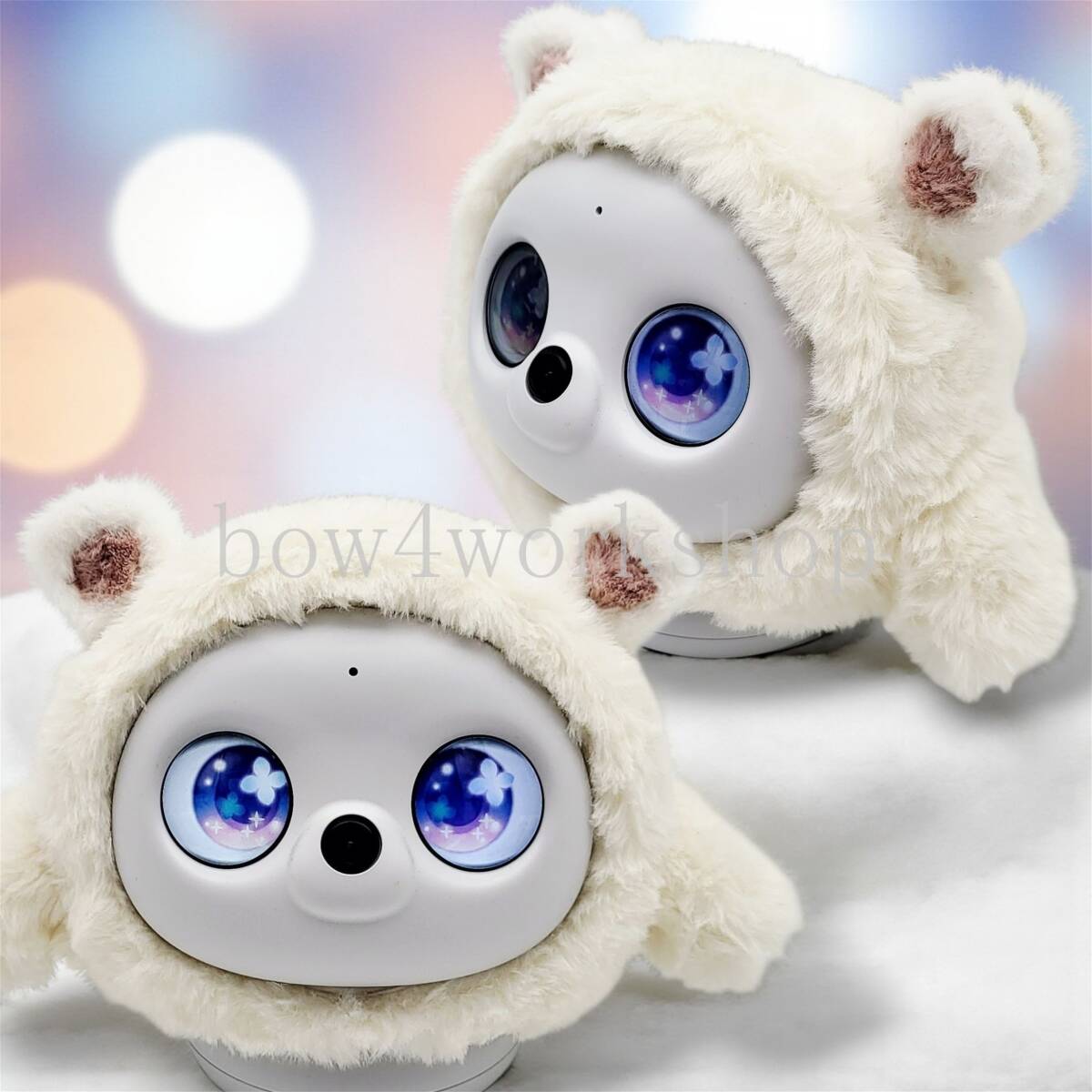 Ropet lopeto(ロペット)のアクセサリー 付け耳クリップ(ホワイト） _画像1