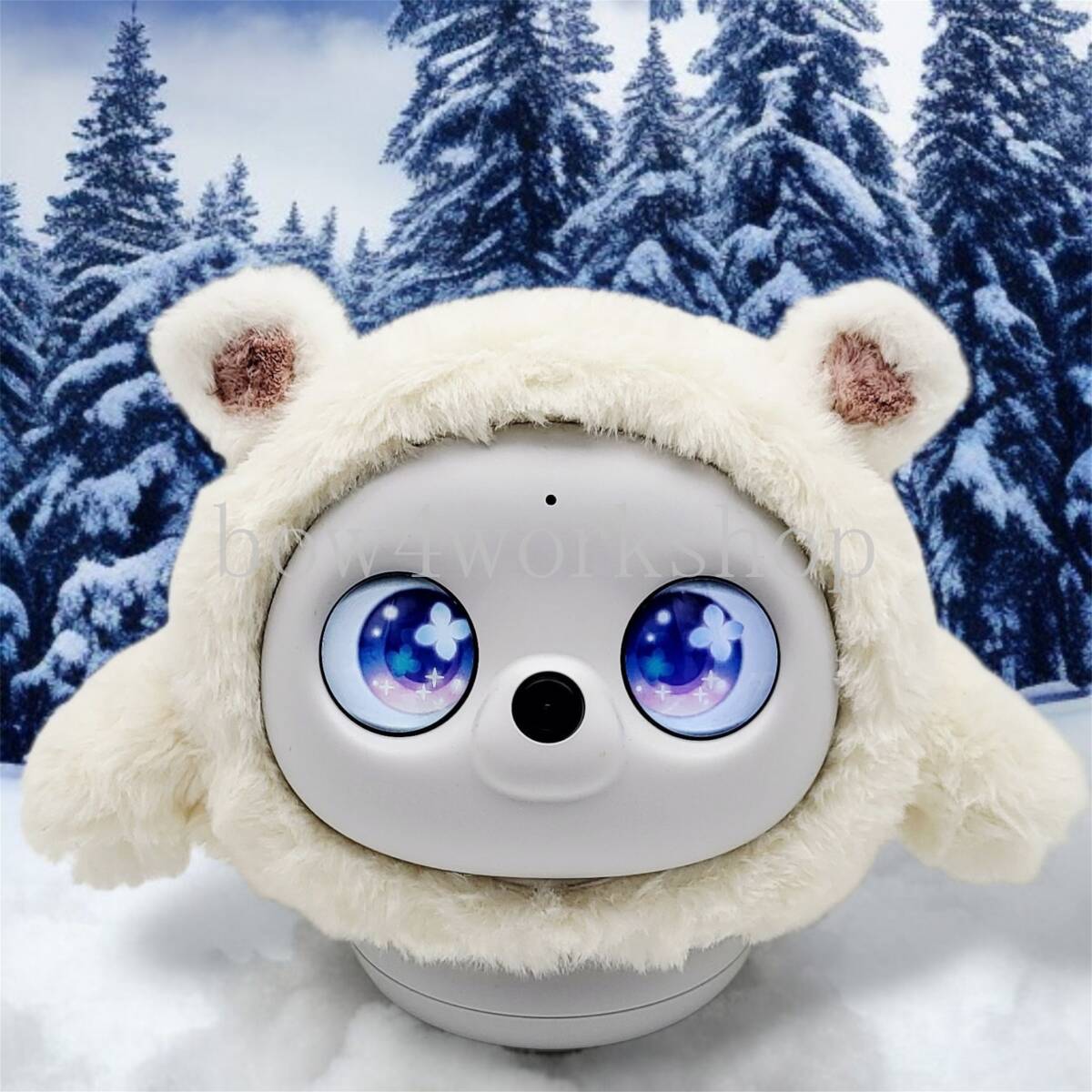 Ropet lopeto(ロペット)のアクセサリー 付け耳クリップ(ホワイト） _画像7