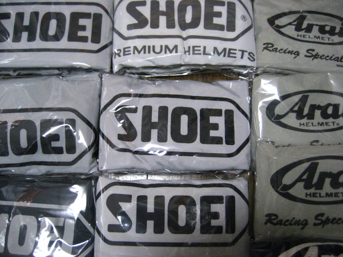 SHOEI ショウエイ / Arai アライ ヘルメット袋 　収納袋 　10枚　_画像4