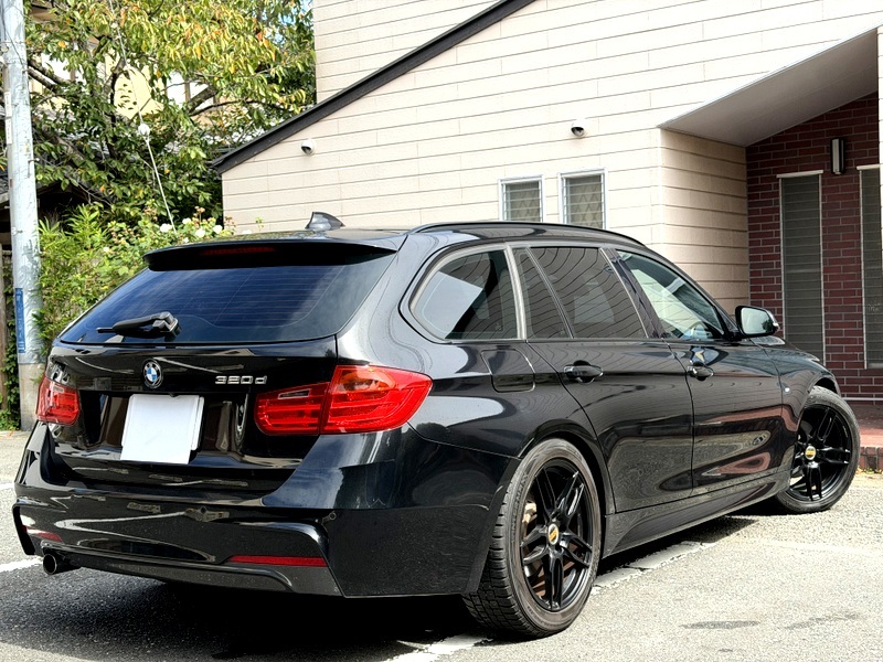 H27 320d 豪華裝備 Mスポ Dターボ 9萬Km 車検8年6月29日 黒革PWシートヒーター付 自動(dòng)ブレーキ レーンアシスト レーダーC ナビBT Bカメラ