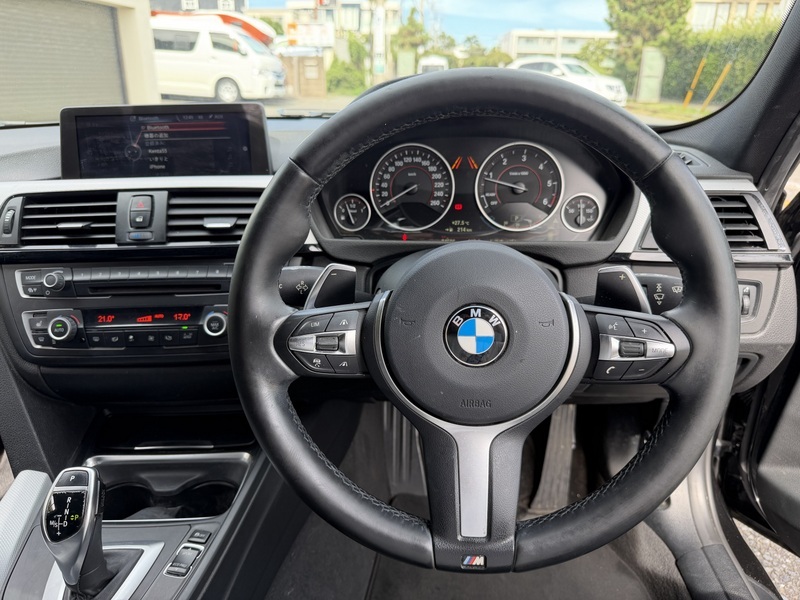 H27 320d 豪華裝備 Mスポ Dターボ 9萬Km 車検8年6月29日 黒革PWシートヒーター付 自動(dòng)ブレーキ レーンアシスト レーダーC ナビBT Bカメラ