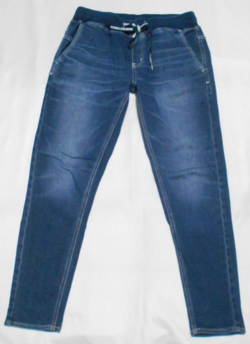 RODEO CROWNS ロデオ クラウンズ 421-FSW12-0150　ドビーデニム ジョガーパンツ　ストレッチ　XLサイズ_画像1