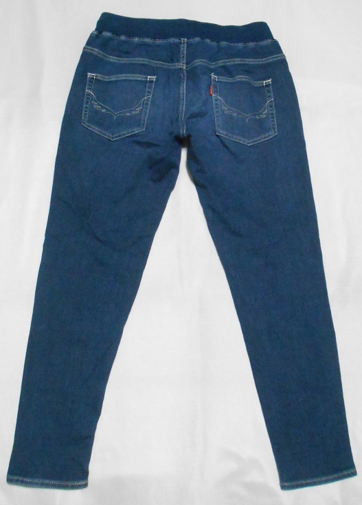 RODEO CROWNS ロデオ クラウンズ 421-FSW12-0150　ドビーデニム ジョガーパンツ　ストレッチ　XLサイズ_画像2