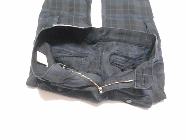 LEE BRAVE リーライダース 08869　ブッシュ カーゴ ジーンズパンツ　チェック　ストレッチ　W28_画像5