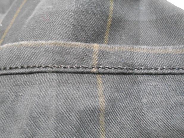 LEE BRAVE リーライダース 08869　ブッシュ カーゴ ジーンズパンツ　チェック　ストレッチ　W28_画像7