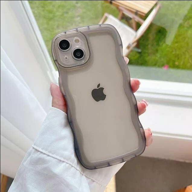 iPhone12mini кейс черный чёрный wave прозрачный ....iPhone 12mini