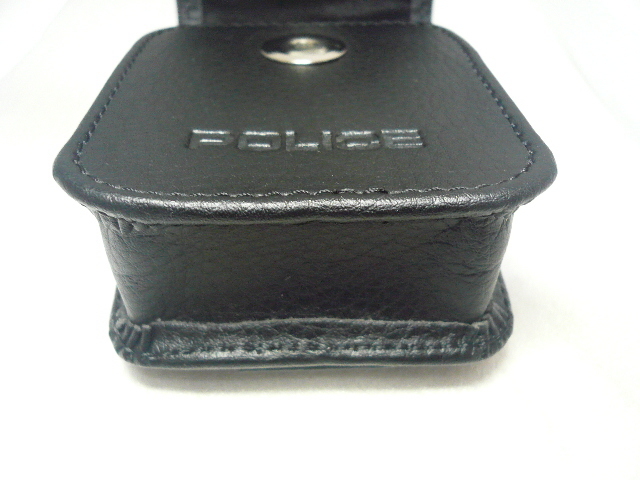 * обновленный * Police Mate кейс чёрный POLICE MATE Police Logo входить obi кожа ремень соответствует мощный магнит кнопка полиция простой новый товар 10