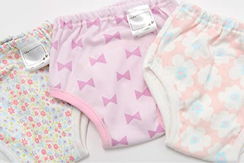 フルーツ・花柄 120 [チャックルベビー] トレーニングパンツ 女の子 5枚組 3層 トレパン トイレトレーニング 90 95 _画像4