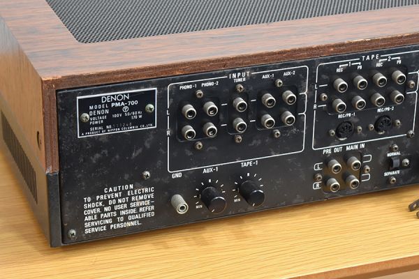 【ジャンク】 DENON PMA-700 / デノン / プリメインアンプ_画像7