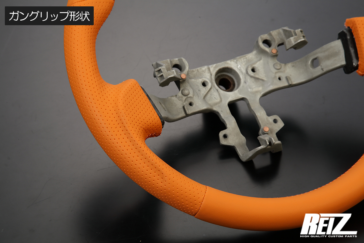 REIZ DA16T キャリイ コンビステアリング パッションオレンジ オールレザー 純正交換 エアバッグ対応 スーパーキャリイ_画像3