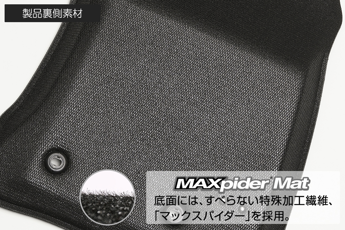 BT5 レガシィアウトバック 立体形状 フロアマット 1台分 5ピース プレミアムラバー 防水素材 ブラック_画像8