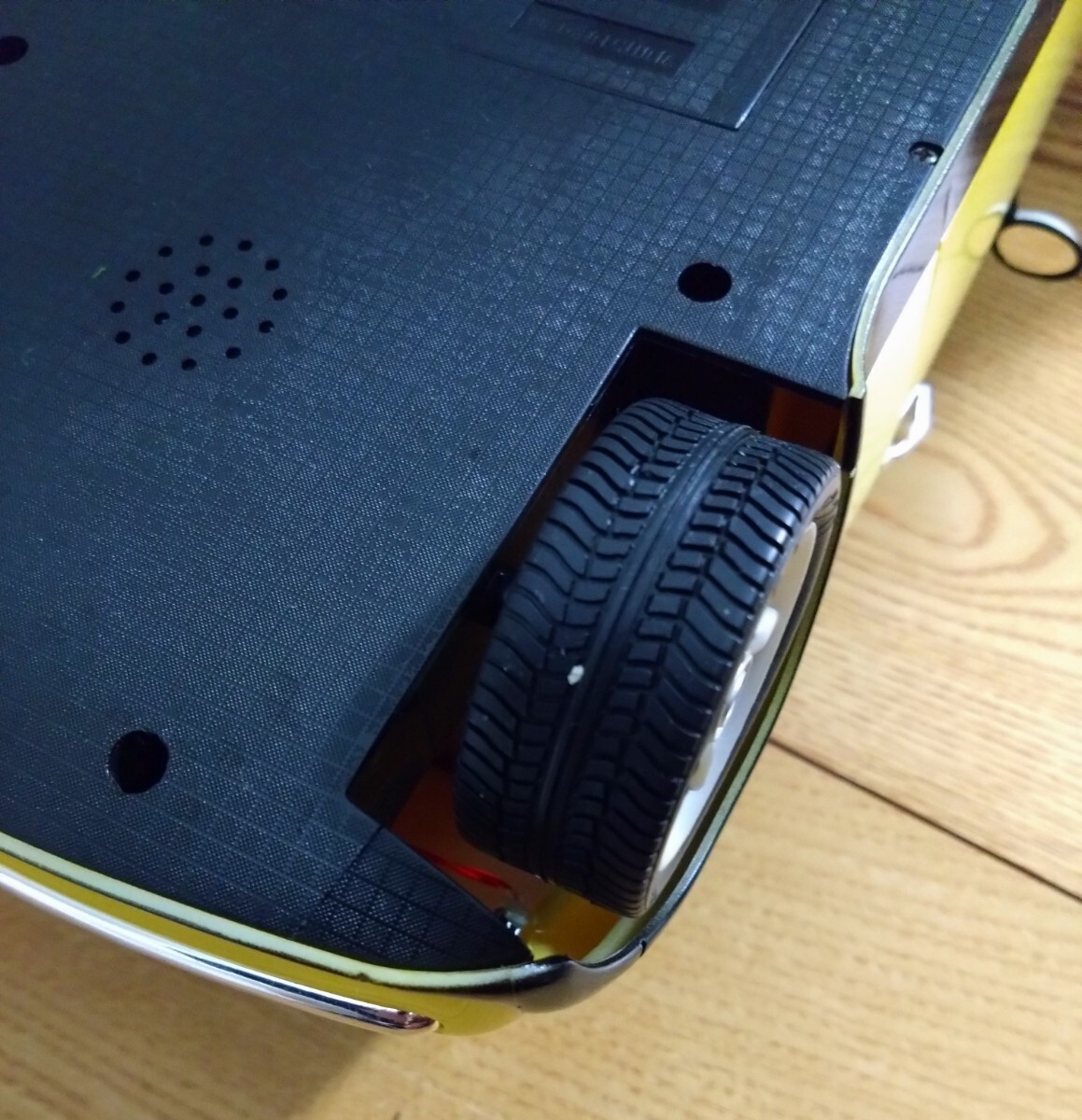 「動作確認済み」ミニクーパー 超特大サイズ ギミック付き モデルカー 車長約３５cm 再生品_画像5