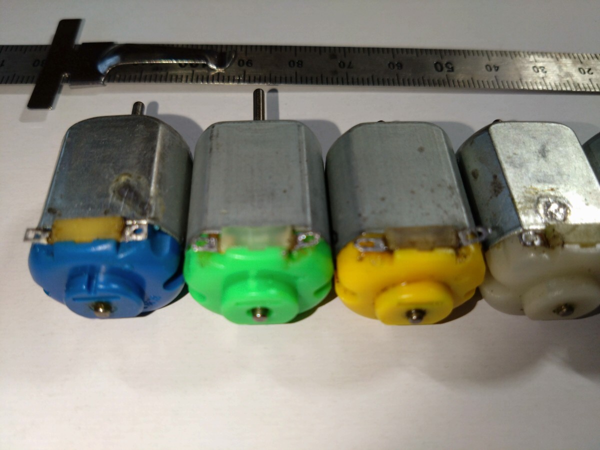 ［動作確認済み］マブチモーター　FA-130RA相当ほか　１２個　再生品_画像2
