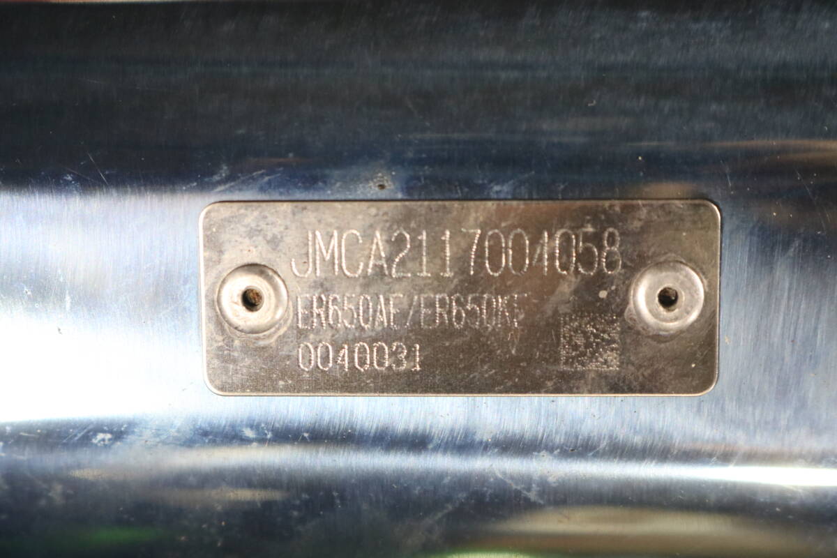 240/ 02センサー１個用　NASSERT Evolution TypeII フルエキゾーストマフラー Ninja650 Z650 ER650H　ER650AE/ER650KE JMCA 2117004058_画像10