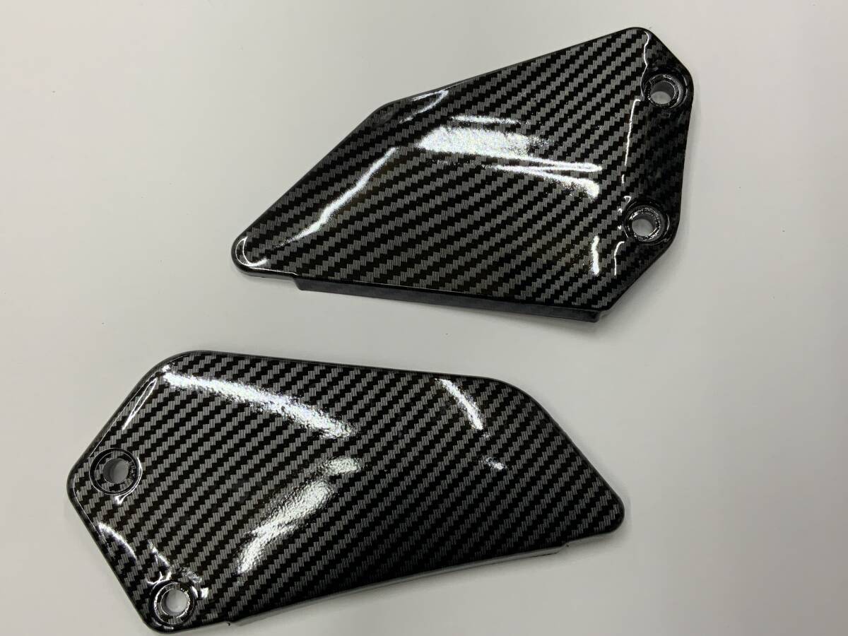 送料無料!カーボン系カラー CBR250RR MC22 CBR400RR NC29 ステップ ヒールガード ガード 互換品50607KAZ000 互換品50608KAZ000_画像1