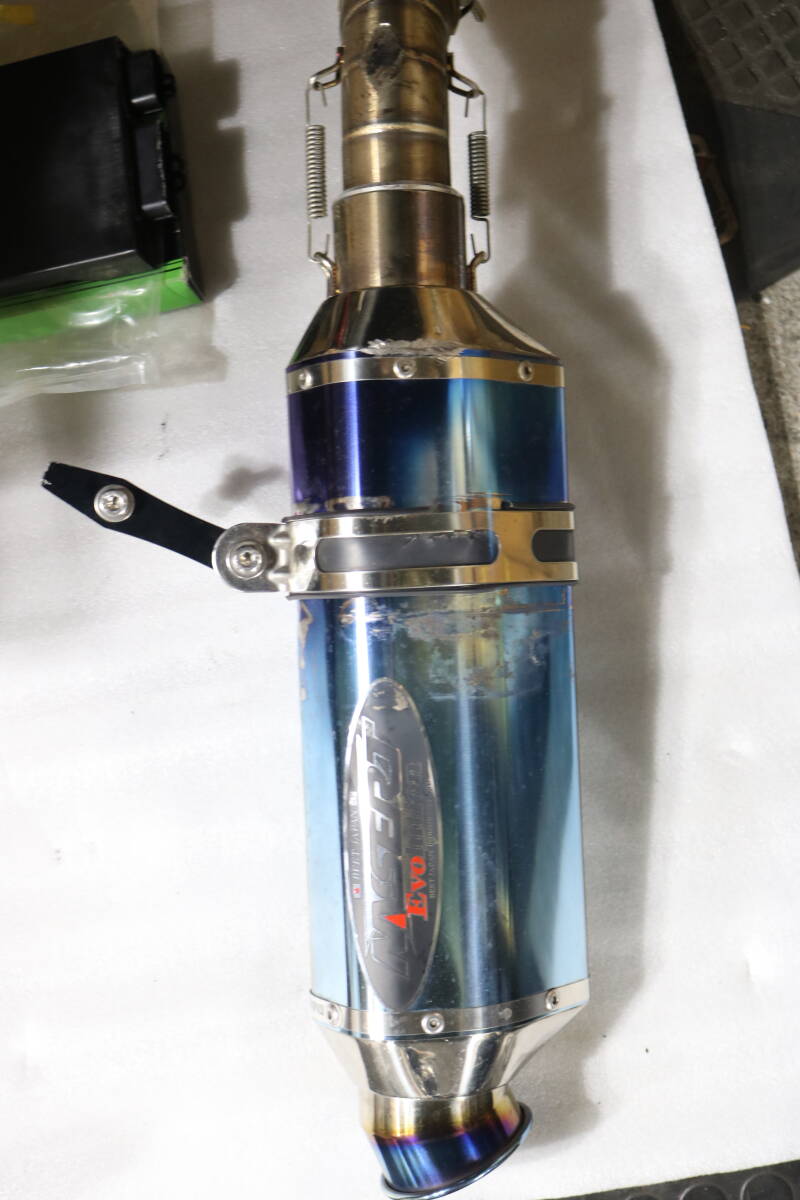 240?/ マッピング済み?ECU+フルエキゾーストマフラー NINJA250 Z250 EX250P CDI イグナイター スパークユニット_画像2