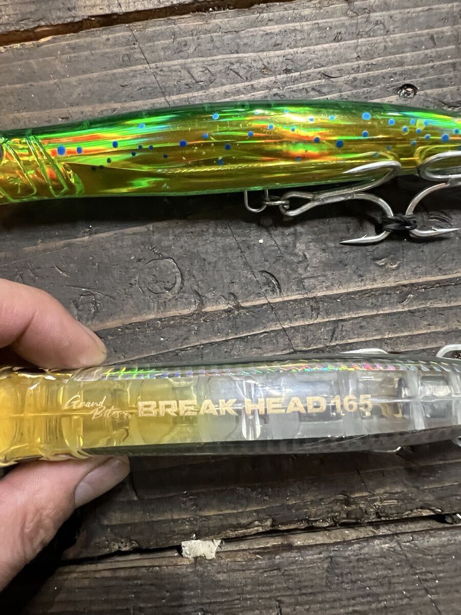 パームス　平政キャスティング　セット　ブレイクヘッド　ブレイクヘッド200 165 グランバイツ　美品　PALMS_画像2