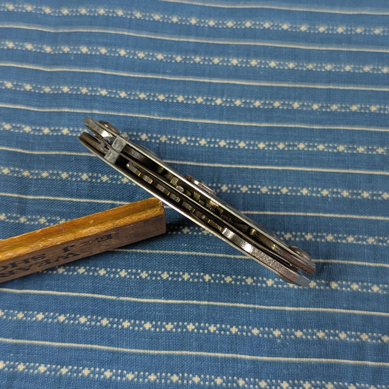 30s パテント 【KEYMATIC】 キー コンテナ オーガナイザー キーホルダー キーリング Yin Yang インヤン 陰陽 ビンテージ 30年代 40s50s_画像6