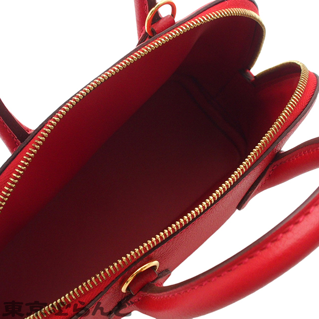 101825034 エルメス HERMES ボリード 1923 ミニ C刻印 ルージュカザック G金具 エバーカラー 2WAY ショルダーバッグ 2018年 ハンドバッグ