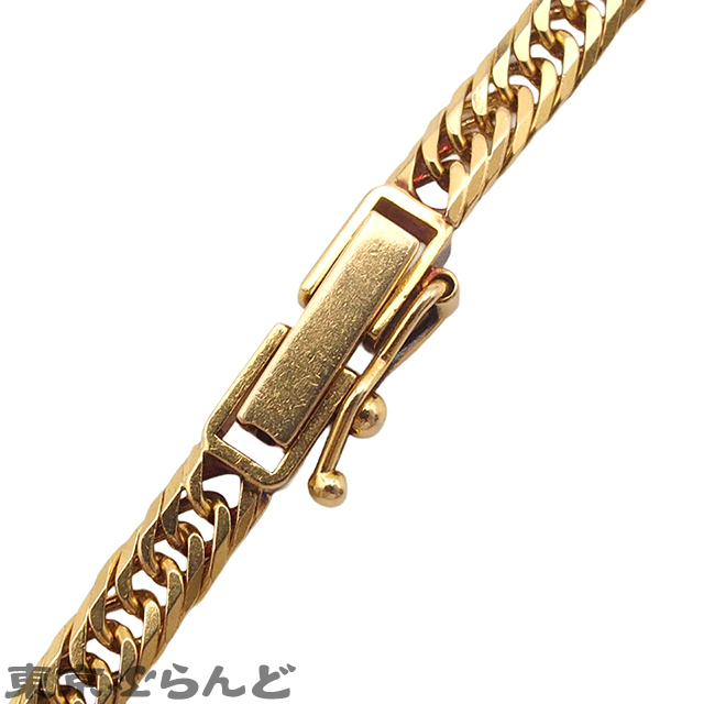 101808331 喜平ネックレス イエローゴールド K18YG 8面 トリプル 40.5cm 幅3.0ｍｍ 10.2g 造幣局検定刻印_画像3