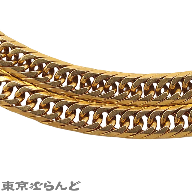 101808331 喜平ネックレス イエローゴールド K18YG 8面 トリプル 40.5cm 幅3.0ｍｍ 10.2g 造幣局検定刻印_画像8