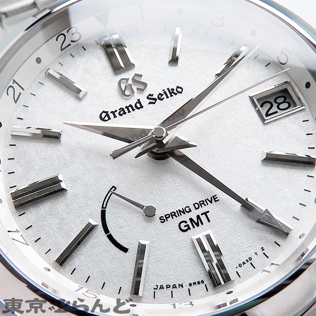 101826442 セイコー グランドセイコー SBGE279 9R66-0BL0 シルバー ヘリテージ GMT 箱保証書付 腕時計 メンズ スプリングドライブ 未使用_画像5