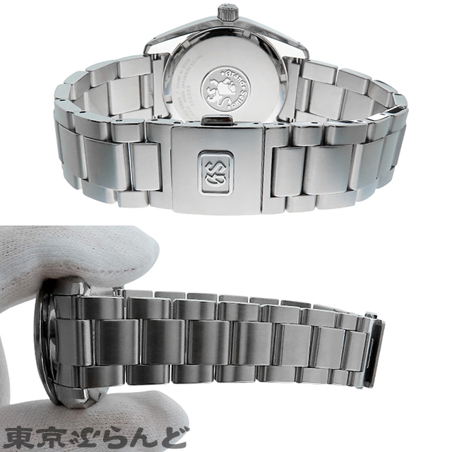 101826442 セイコー グランドセイコー SBGE279 9R66-0BL0 シルバー ヘリテージ GMT 箱保証書付 腕時計 メンズ スプリングドライブ 未使用_画像7