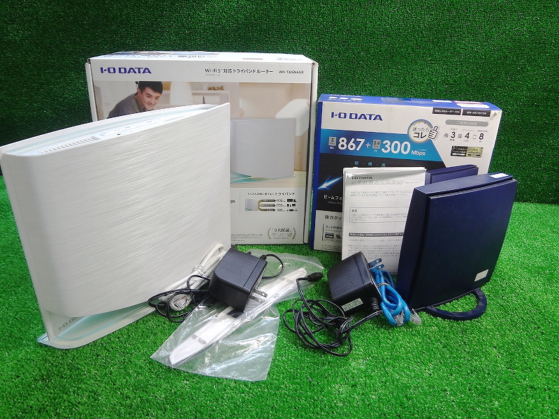 Kネみ1486■I-ODATA アイ・オー・データ■Wi-Fiルーター　無線LANルーター■WN-AX1167GR WN-TX4266GR■1733+1733+800Mbps 867+300Mbps_画像1