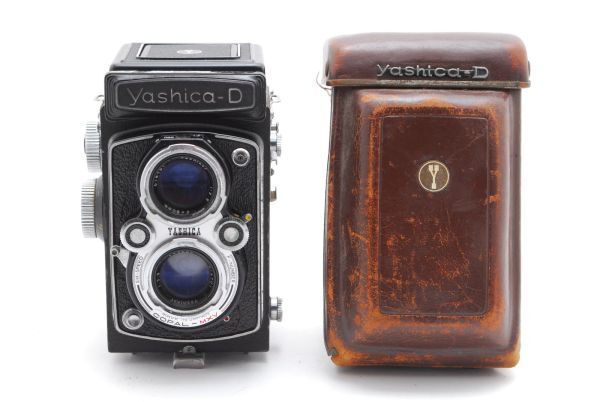 【ケース付き】 ヤシカ Yashica D TLR ブラック #537-Y26OC_画像1