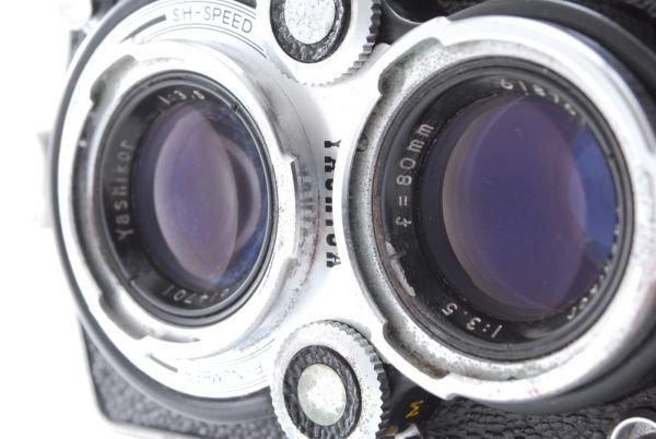 【ケース付き】 ヤシカ Yashica D TLR ブラック #537-Y26OC_画像3