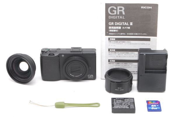 リコー Ricoh GR Digital III 《シャッター回数 6,489回》 #758-M26OC_画像1