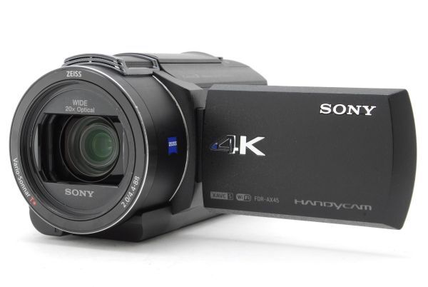 【箱付き】 ソニー Sony FDR-AX45 ブラック #A204-M29OC_画像2