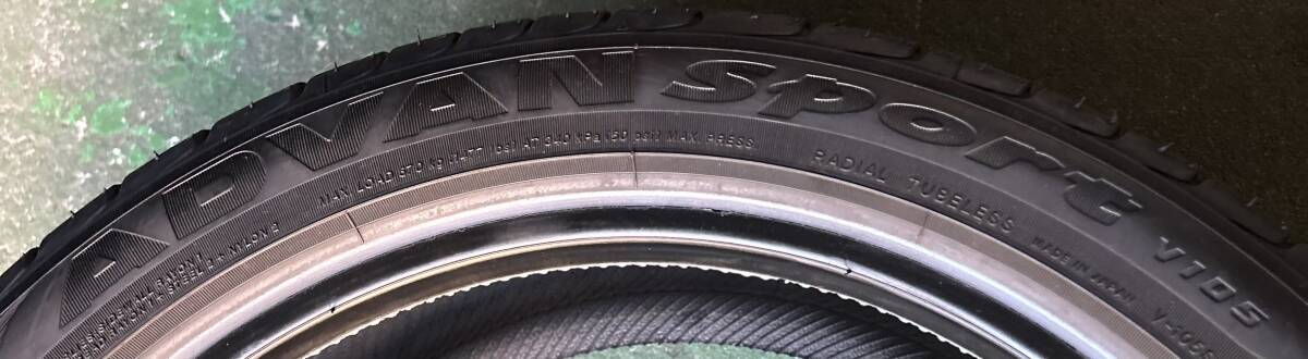 ☆送料無料☆【2025年製造】【溝8分山】YOKOHAMA ADVAN Sport V105 1本 225/45R17 ASP3277_画像7
