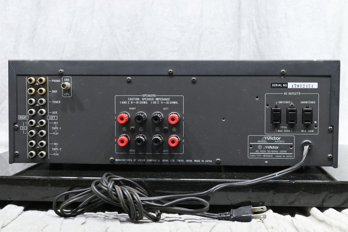 【C】Victor A-X900 プリメインアンプ ビクター 3142459
