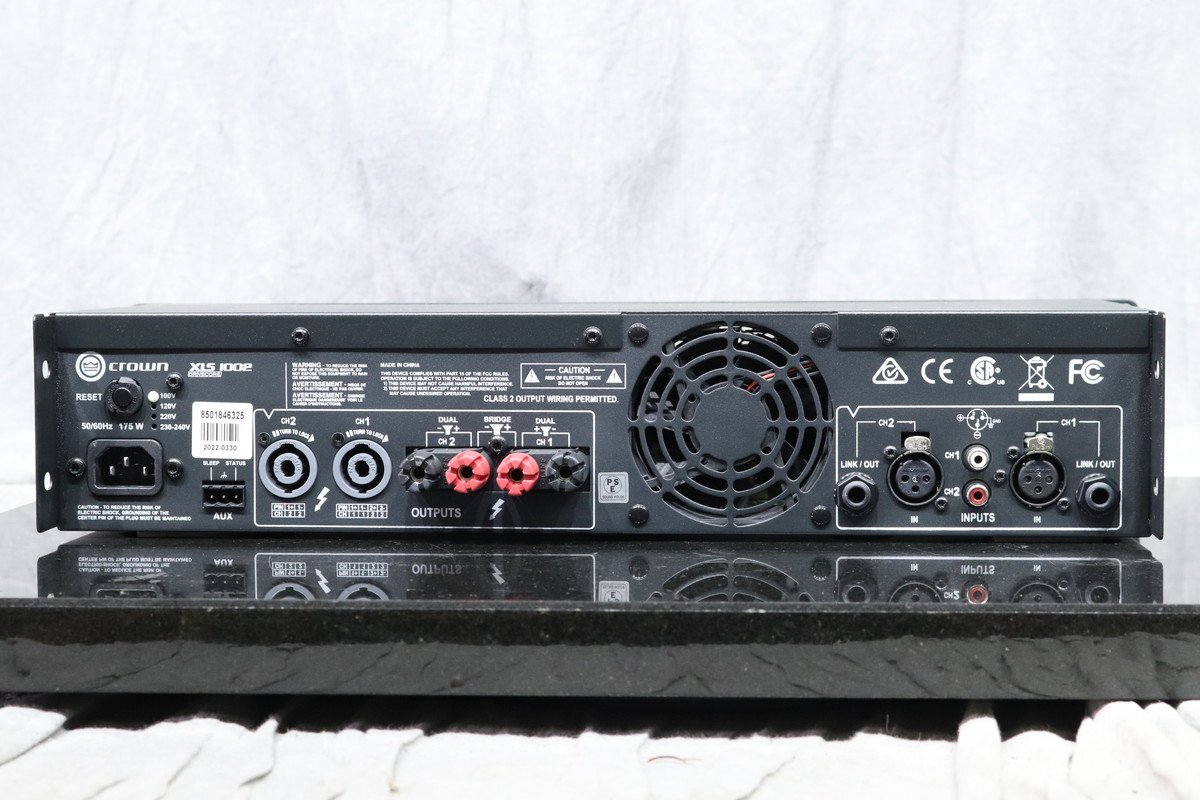 【C】CROWN AMCRON XLS1002 パワーアンプ クラウン アムクロン 3134902