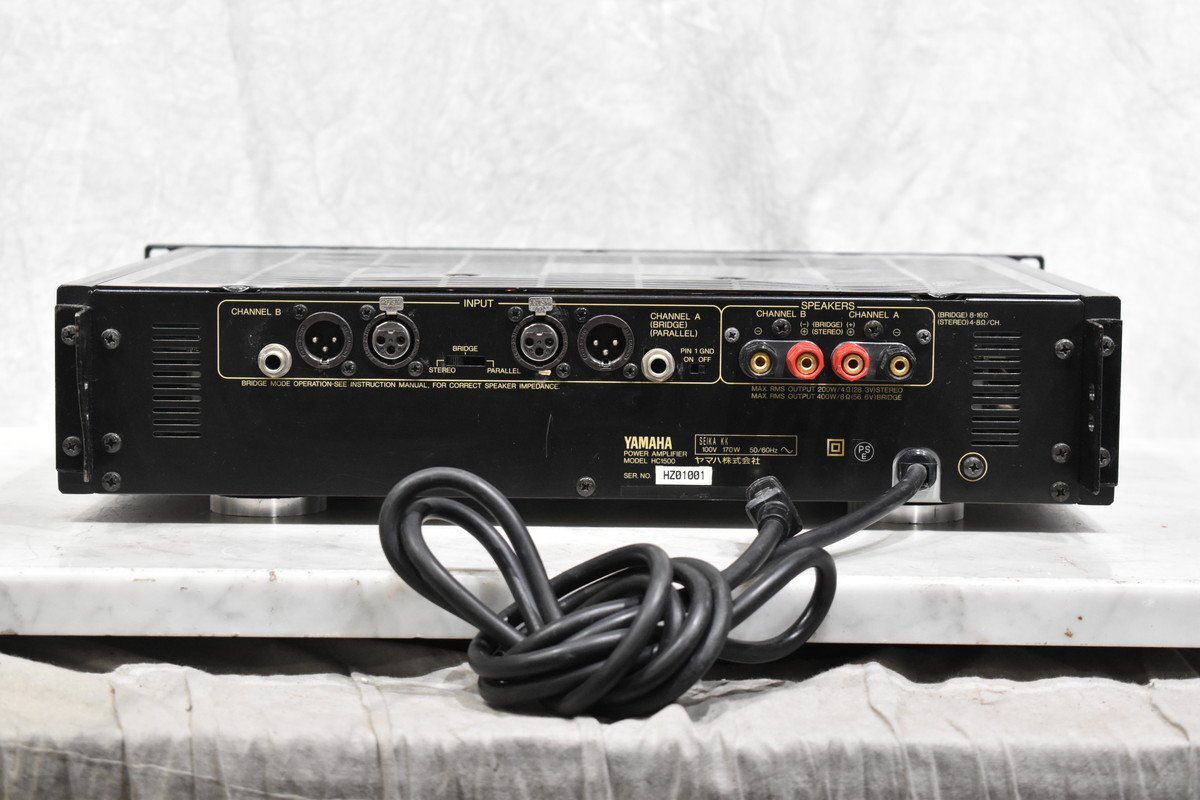 【C】YAMAHA HC1500 パワーアンプ ヤマハ 3136307