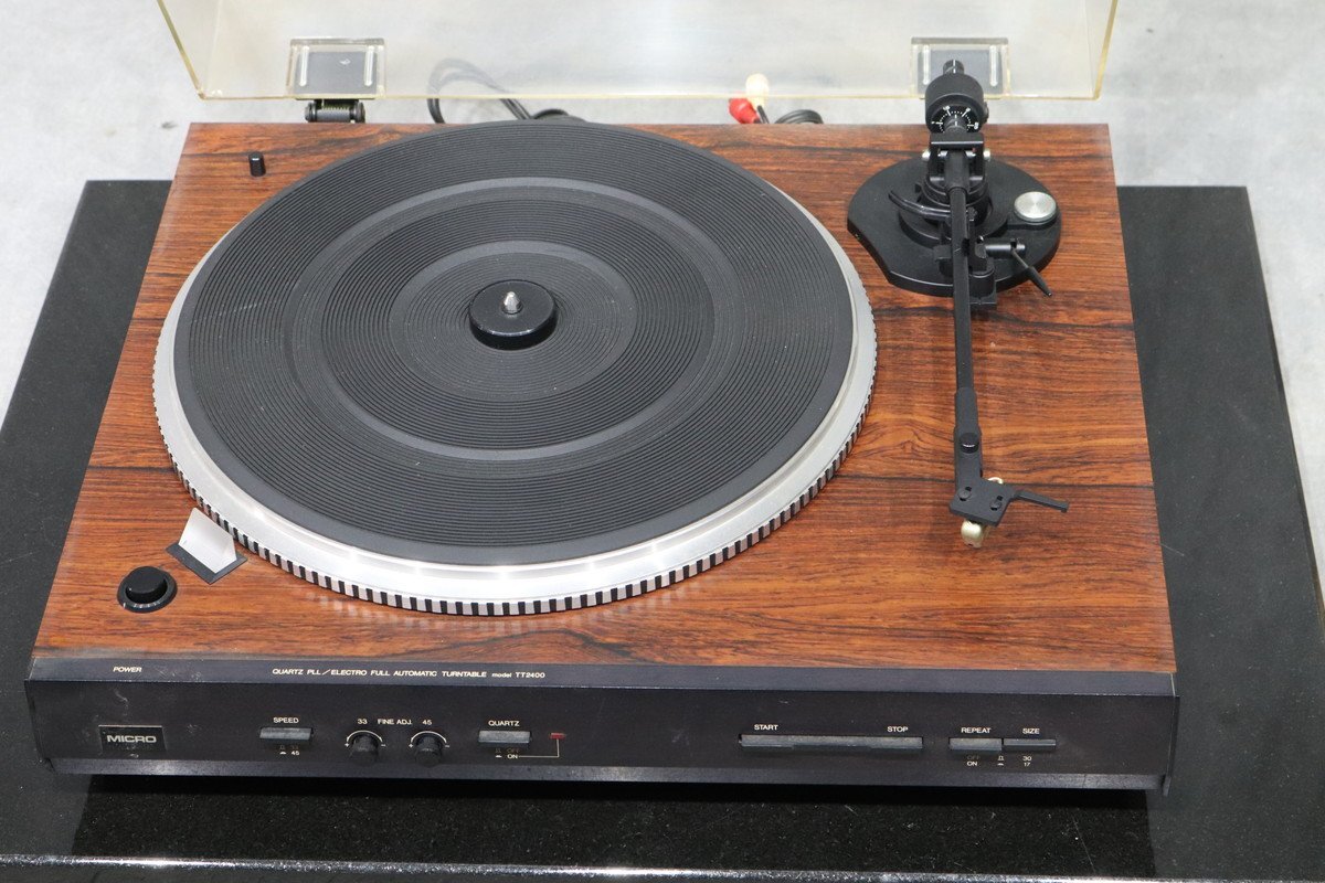 【C】MICRO TT-2400 ターンテーブル レコードプレーヤー マイクロ 3135820_画像3