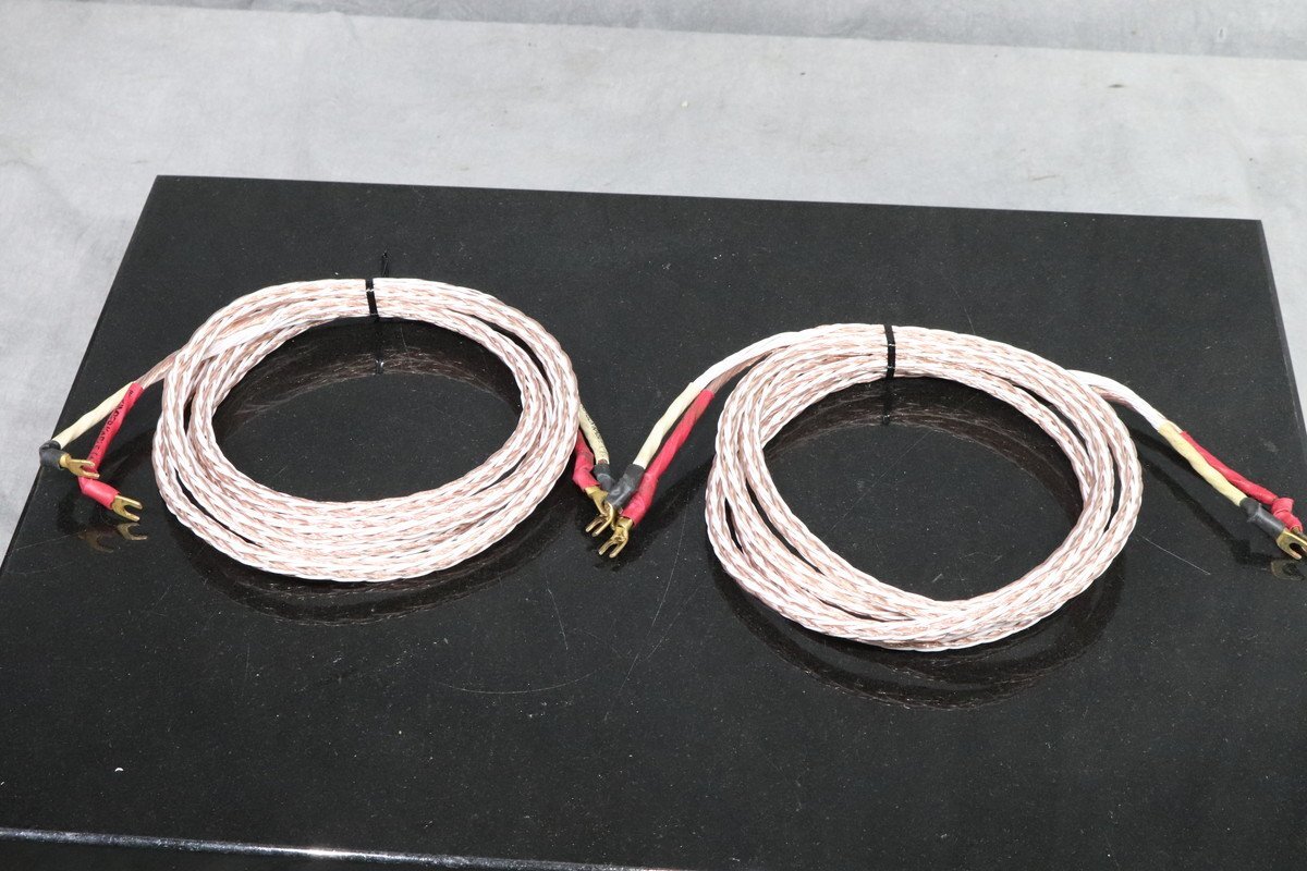 【C】KIMBER KABLE 12TC スピーカー ケーブル ペア 約2.5m キンバー 3137252の画像2