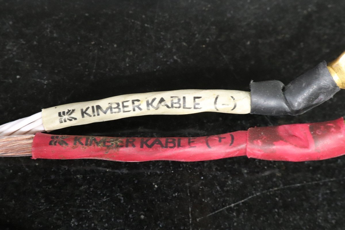 【C】KIMBER KABLE 12TC スピーカー ケーブル ペア 約2.5m キンバー 3137252の画像4