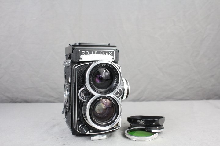 【C】ROLLEIFLEX Carl Zeiss Distagon 55mm F4 ワイド・アングル・ローライフレックス 希少 広角専用機 二眼レフ 3136454【送料無料!!】_画像1