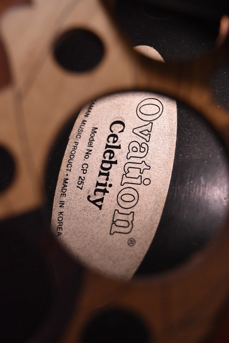 【G】Ovation CP257 エレアコ/アコースティックギター オベーション Celebrity 3134802_画像8
