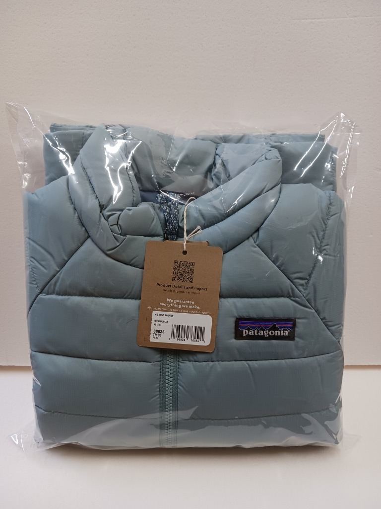Patagonia パタゴニア K's Down Sweater キッズ ダウン セーター 68625 THERMAL BLUE XS 新品未使用 アウトドア ジャケット_画像2