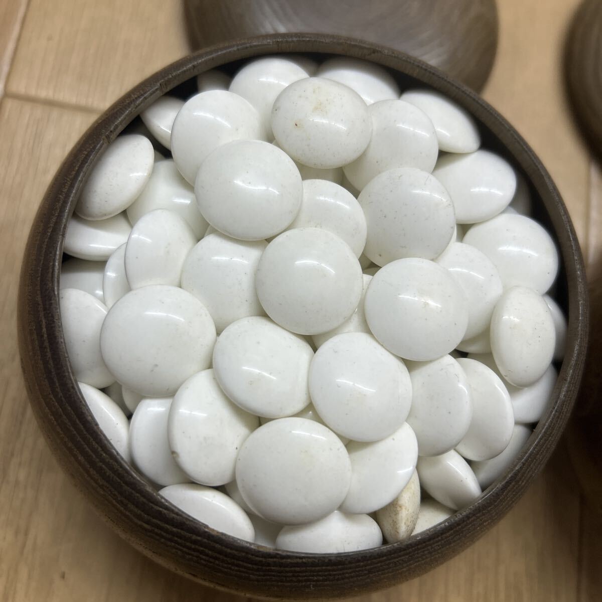 碁石 黒白　囲碁道具 中古現状保管品_画像3