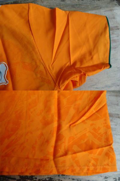 【未使用品・難あり】コートジボワール代表 2006 ドログバ ユニフォーム (L) プーマ製_画像8