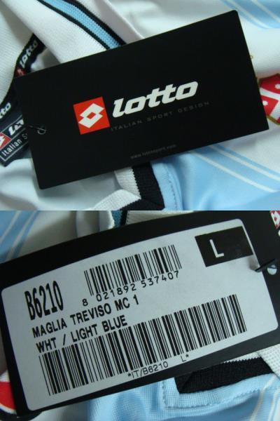 【未使用品・イタリア製】トレヴィーゾFC1993 サード？ ユニフォーム (L) Lotto製　_画像8