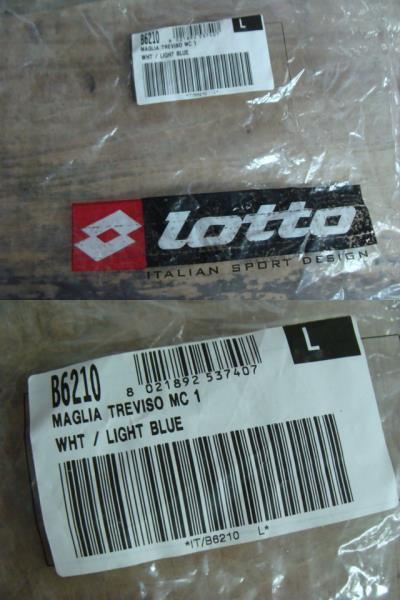 【未使用品・イタリア製】トレヴィーゾFC1993 サード？ ユニフォーム (L) Lotto製　_画像9