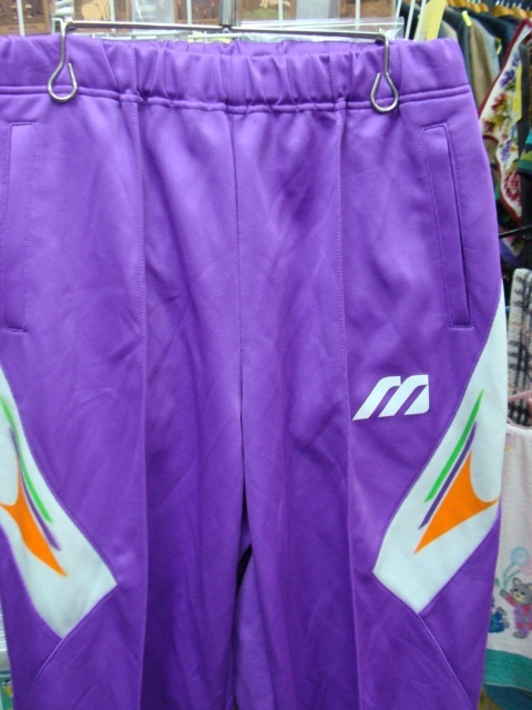 [ не использовался товар *90s]MIZUNO Mizuno J Lee g официальный солнечный fre che Hiroshima модель джерси брюки голубой (sizeО)