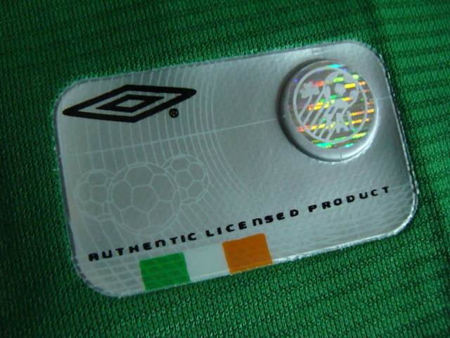 サッカー アイルランド代表 02年 ホーム ユニフォーム (サイズ注意) Umbro製_画像9